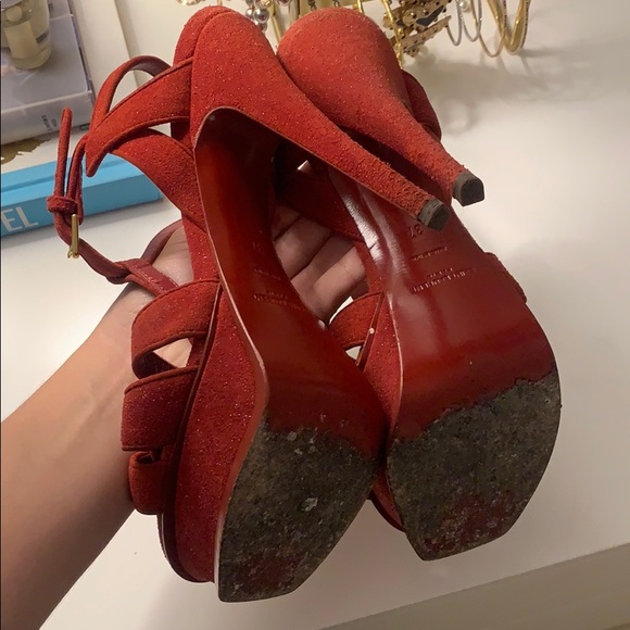 YSL Tribute 105 Quartz Red Glitter ❤ - Picture 4 of 5